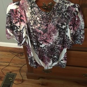 Medium shirt lace back beautiful colors